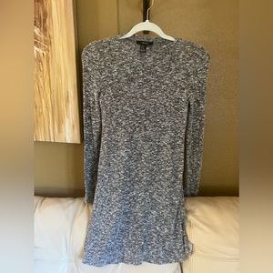 Skater dress grey sweater